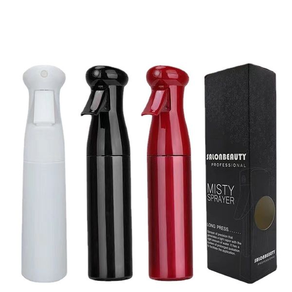 300ml Beautify Beauties Hair Spray Bottle Ultra Fine Continuous Water Mister Aerosol Fine Mist Cabellos rizados para peinado, limpieza, plantas, nebulización Cuidado de la piel