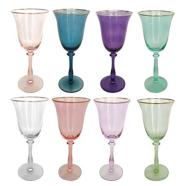 300 ml gobelett gobelet rouge Verre de vin champagne Soucoupe Swing Tup pour la fête de mariage KTV Bar Creative Fashion