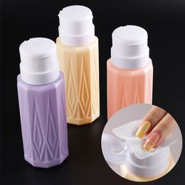 300 ml lege pomp vloeibare dispenser draagbare reinigingsremer fles uv gel nagellak make -up fles nagel manicure gereedschap leba11
