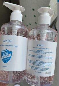300 ml handsinitizer wassen Gratis antibacteriële desinfecterende gel wegwerpreiniger vloeibare thuiskantoor hand zeep DHL gratis schip