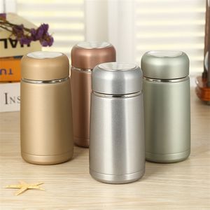 300 ml petite bouteille d'eau thermos en acier inoxydable thermique pour thé alimentaire enfants enfants filtre flacon tasse vide tasse étudiant 201221