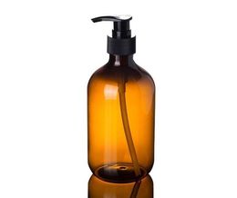 300 ml thee kleur druk pomp fles huisdier dunne nek douche gel shampoo flessen zeep dispenser bad-accessoires