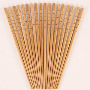 300 paren/veel Japanse natuurlijke houten bamboe chopsticks gezondheid zonder lakwax e -servies servies eetto hashi sushi Chinees