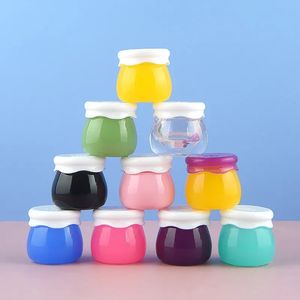 Bouteilles rechargeables portables mignonnes de 10g, 300 pièces, vide, maquillage, Pot de confiture de fruits en acrylique, Pot de voyage, crème pour le visage, récipient cosmétique