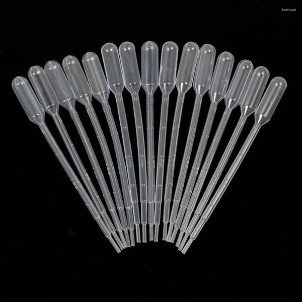 Pipettes de transfert à presser en plastique jetables, compte-gouttes pour bricolage, moules en résine époxy SIlicone, fabrication de bijoux, mélange de peintures, 1ml, 300 pièces