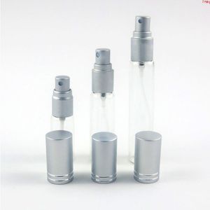 300PCS 5ml 10ml 15ml draagbare mini reizen glazen parfumflesje verstuiver spray multicolor aluminium coverhigh aantal Ftxbt