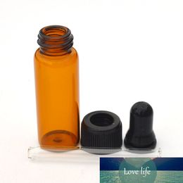 300 stks 5 ml parfum monster flacon glas druppelaar fles voor essentiële olie vloeibare kleine draagbare amber fles