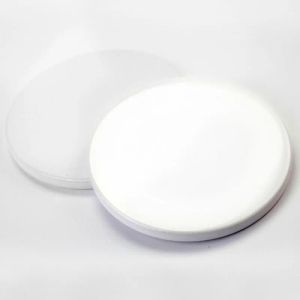 300pcs 9cm Sublimation Blank Céramique Coaster Blanc Céramique Coasters Transfert de chaleur Impression Personnalisé Cup Mat Pad Thermique Coasters LX4217