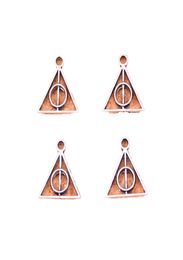 300pcs Antique Silver plaqué Deathly Hallows Charms Pendants pour les bijoux de bracelet européen faisant du bricolage fait à la main 1312mm5584218