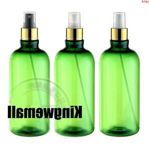 300PCS/LOT-500ML Spray Gold Pompfles, Groene Plastic Cosmetische Container, Lege Parfum Sub-bottelen Met Mist Atomizergoods Trnxg