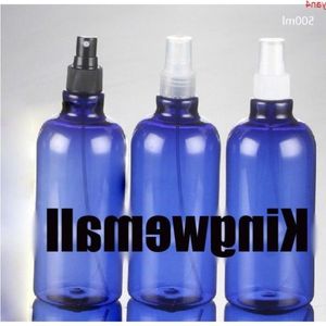 300 STKS/PARTIJ-500 ML Spray Pomp Fles, Blauwe Plastic Cosmetische Container, lege Parfum Sub-bottelen Met Mist Atomizergoods Vrlis