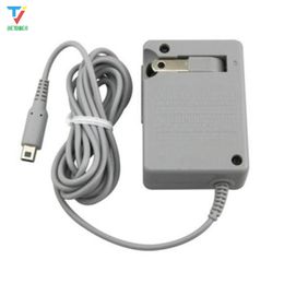 300 unids/lote adaptador de cargador de energía CA Cable de alimentación de cargador de batería de viaje de pared para el hogar para Nintendo NDSi 3DS 3DSXL LL Dsi