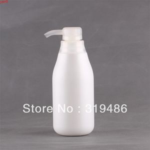 300PCS / Capacité de lot 300 ml Bouteille de lotion de bain de lait blanc vide pour animaux de compagnie pour cosmétiques PackagingBood Qté