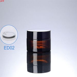 300 stks veel glas 20 ml Kleine Cosmetische Fles mini 20g Lege Bruin Amber zalfpotje Sample Verpakking Jarsgood qualty270l