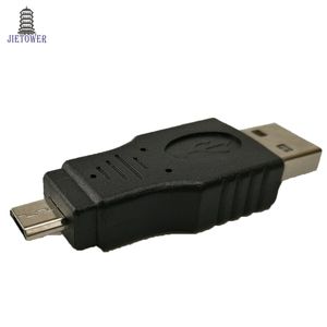 300 pcs/lot haute vitesse USB 2.0 mâle à Micro USB mâle convertisseur adaptateur connecteur classique Simple conception