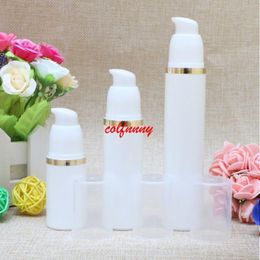 300 pcs/lot blanc comme 15 ml 30 ml 50 ml bouteille sans air pompe crème propre pot lotion conteneur emballage cosmétique F050205 Fusix Lotci