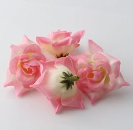 300pcs roses roses tête de fleur artificielle de fleur de mariage de mariage fleurs 5cm8940195