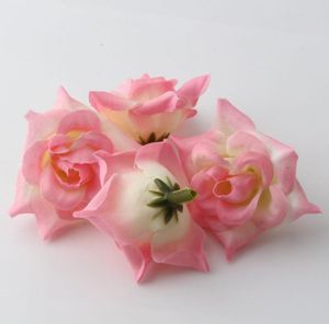 300 stks roze rozen bloemkop kunstmatige bloem bruiloft decoreren bloemen 5cm1847430