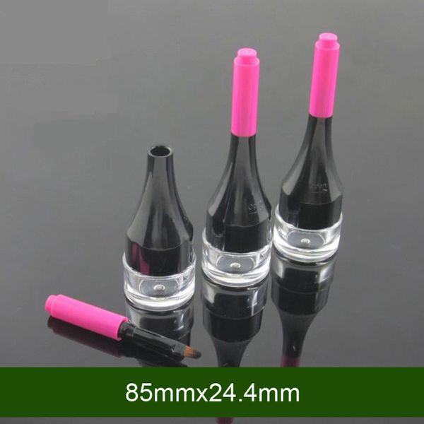 Étui rond vide pour fard à paupières de 3ml, pot de crème pour Eyeliner, Pots à ongles, outil de beauté, bouteilles de brillant à lèvres avec brosse, boîte de Gel de maquillage, 300 pièces