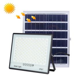 Foco Solar de 300W y 100W, lámpara Led Solar resistente al agua para exteriores con Control remoto, luces de inundación, farola Solar, luz solar