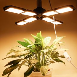 70W 130W 672LEDs Licht Groeien Volledige Spectrum Plant Groeilamp E27 Lamp Fitolamp Led Phytolamp voor planten Indoor Growbox Verlichting