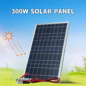 Panneau solaire 300W 12V cellule portable Kit rechargeable de galet de ménage Charger CHARGER RV ALIMENTATION DU RV 240508