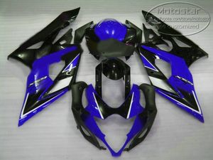 100% nuovo kit carenatura per SUZUKI 2005 2006 GSXR 1000 K5 K6 GSX-R1000 bodykits 05 06 set carenature blu nero QF86