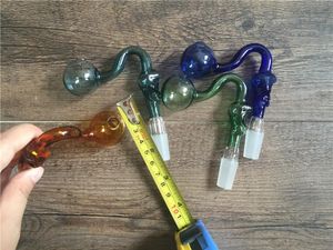 Curved skull Glass bowl Oil burners Skull shape Bucket Nails 14mm 19mm male female for glass water bong smoking pipes