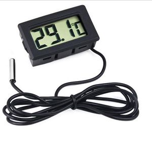 Mini LCD Thermometer Digital Temperatura Sensor Frigorífico Freezer Termômetros -50 ~ 110c Controlador GT Preto FY-10 Temperaturas 2022