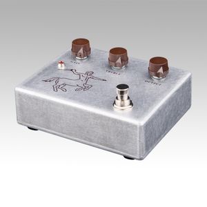 Neues Klon Centaur Aluminiumfarbenes Overdrive Booster Stomp Box Pedal! NAGELNEUER ZUSTAND!