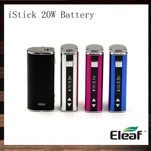 100 Original iSmoka Eleaf iStick W E Cigarette Mods iStick mah VV VW Battery With OLED Screen Single Battery