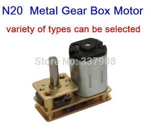 N20 DC3-12V 5-800RPM Micro gear Motor with Metal Gear Box,Low-speed Motor, Flip-type gear motor special hotel door locks