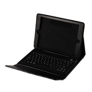 Bluetooth draadloze toetsenbord lederen case cover met standhouder voor iPad mini iPad Air Pro