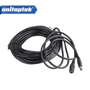5M/16.5ft 2.1/5.5mm DC 12V Power Extension Cable Connector Male To Female For CCTV Security Camera Black Color