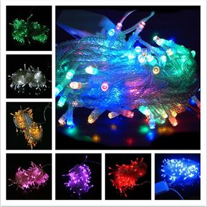 LED Light Christmas Crazy Sprzedaż 10 M / PCS 100 LED Dekoracja String Decoration Light 110 V 220 V Na Party Ślub LED Boże Narodzenie Twinkle Oświetlenie