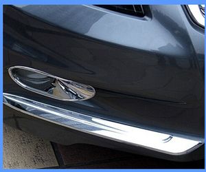 Hohe qualität ABS chrome 2 stücke nebelscheinwerfer dekorative abdeckung + 2 stücke vordere lampe dekorative bar trim Für HONDA Accord 2011-2013