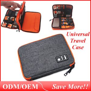 Wholesale electronics travel case for sale - Group buy Universal Travel Case Small Electronics Accessories Stuff Sacks Outdoor Storage Hand Bag for Power Bank Cell phone Bag012
