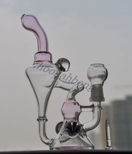 ニューリサイクル業者のHookah Bongs Hitman Hightimes Bong 14.4 mm共同オイルDABリグガラスリグ