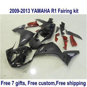 High quality fairing kit for YAMAHA R1 2009-2011 2012 2013 copper black YZF R1 fairings set 09-13 bodywork HA31