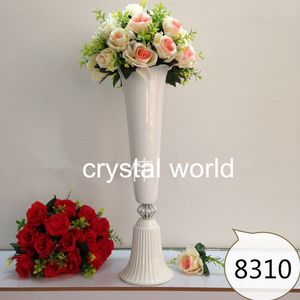 Alte basi di fiori mentali bianchi nozze 872111 centrotavola di tabella per matrimoni decorazione 3