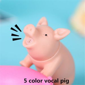 Funny vent toys Decompression toy screaming pig Anti Stress Relief Healthy pig Rubber Sound Screaming Toy ouc2093