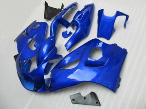 Passen Sie das Verkleidungsset für Suzuki GSXR600 GSXR750 1996 1997 1998 1999 2000 GSX-R 600 750 96-00 an, schwarz-blaues Karosserieverkleidungsset GB21