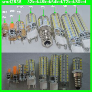 LED G9 220V 110Vライト3W 4W 5W SMD 2835 LEDクリスタルランプシリコンキャンドルコーンドロップライトシャンデリアスポットライトエクストリームライトクリスマス