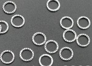 Articolo MIC disponibile 500 pezzi anelli di salto chiusi intrecciati in argento tibetano 8 mm spedizione gratuita per risultati di creazione di gioielli