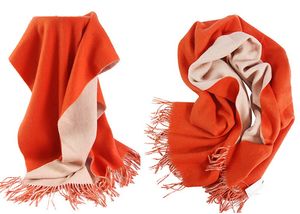 Mode vinter 2 ton cashmere ull halsduk sjal wrap kvinnors tjejer damer halsduk julklapp 200 * 70cm 395gram 3pcs / mycket # 3960