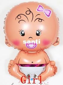 NYA ANDRA Pojkar Girls Cartoon uppblåsbar heliumfolie Ballong Baby Birthday Paty Christmas Event 100 Day Arrangement Decoration KD1