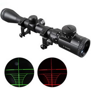 Beleuchteten Bereiche großhandel-3 X mm Rot Grün Milpunkt Sight beleuchtet Optik Jagd Sniper Scope L0802