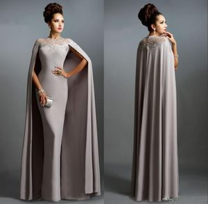 Sıcak Satış Pelerin Illusion Ile Elie Saab Abiye Boyun Dantel anne Gelin Elbise Uzun Örgün Parti Törenlerinde Kadınlar Balo Dressess