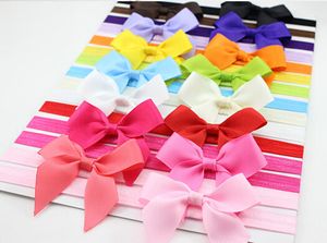 Bebek yay kafa bandı bebek saç aksesuarları kızlar yay kafa bandı yürümeye başlayan çocuk saç bantları freeshipping 20pcs/lot