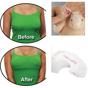 Women Bust Shaper Silicone Instant Invisible Tape Breast Lift Bra Push Up Chest Paste Cleavage Sexy